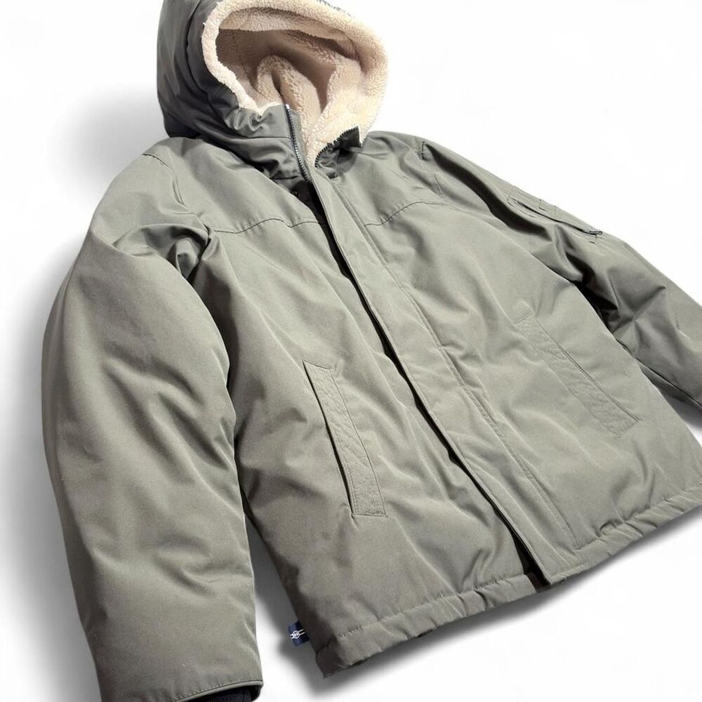 Izod Men's Green and Khaki Coat